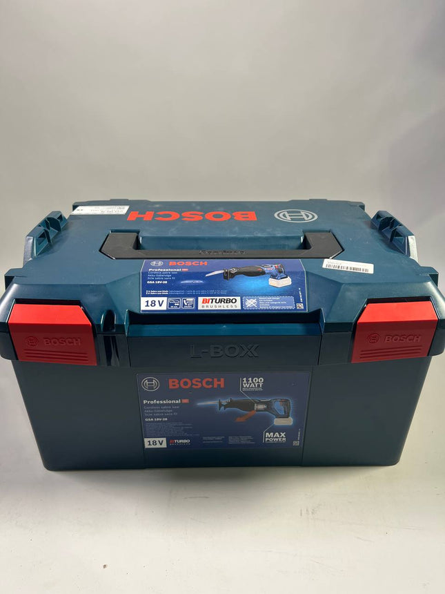 Bosch GSA 18V 28 Akku Saebelsaege 18 V 06016C0001 BITURBO Brushless L Boxx ohne Akku ohne Ladegeraet Gebraucht 1 - toolbrothers