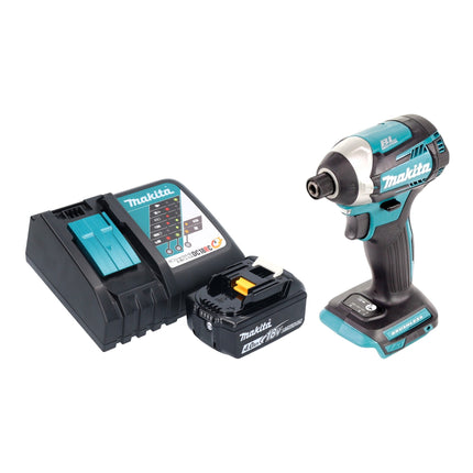 Makita DTD 154 RM1 Akku Schlagschrauber 18 V 175 Nm 1 4 Brushless 1x Akku 4 0 Ah Ladegeraet 0 - toolbrothers