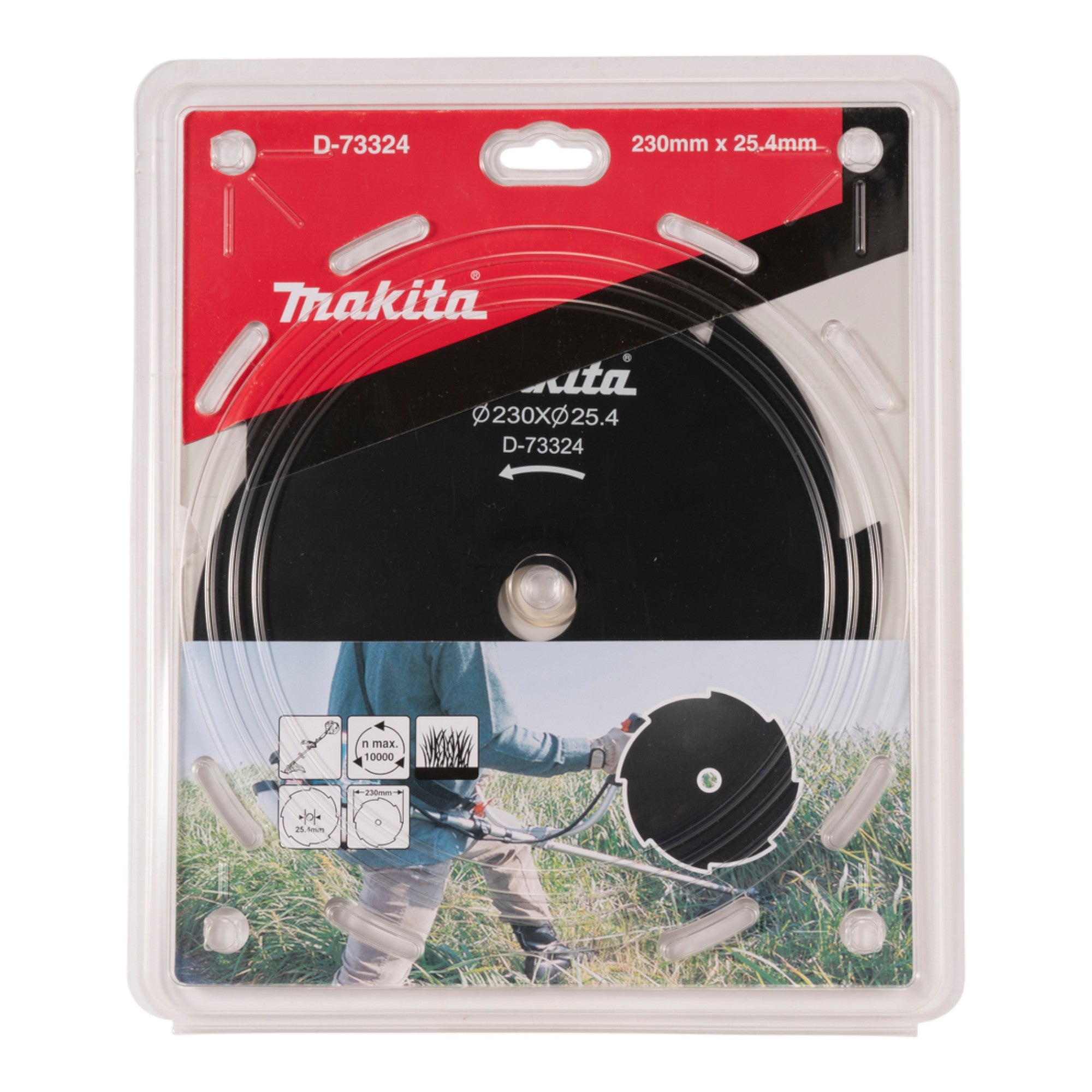 Makita Wirbelblatt 230 x 25 mm 8 Zaehne D 73324 fuer Akku Freischneider UR 101 C 1 - toolbrothers