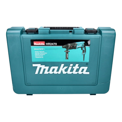 Makita HR 2470 Bohrhammer 780 Watt 2 4 J SDS Plus 4 tlg Meissel Set Koffer 2 - toolbrothers