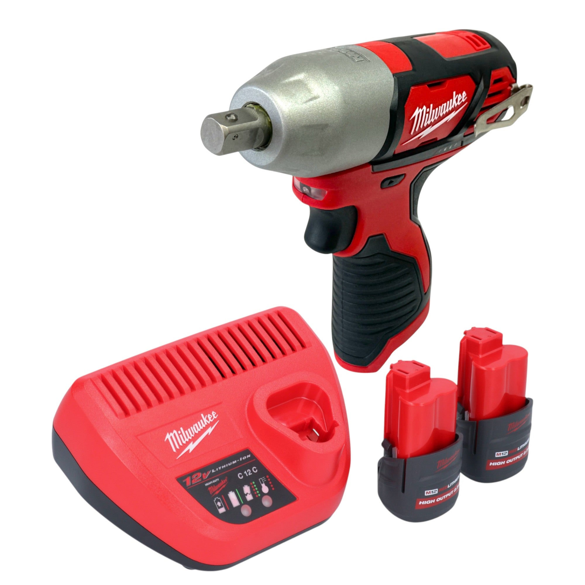 Milwaukee M12 BIW12-252 Akku Schlagschrauber 12 V 138 Nm 1/2" + 2x Akk Toolbrothers Milwaukee M12 BIW12-252 Akku Schlagschrauber 12 V 138 Nm 1/2" + 2x Akk Toolbrothers