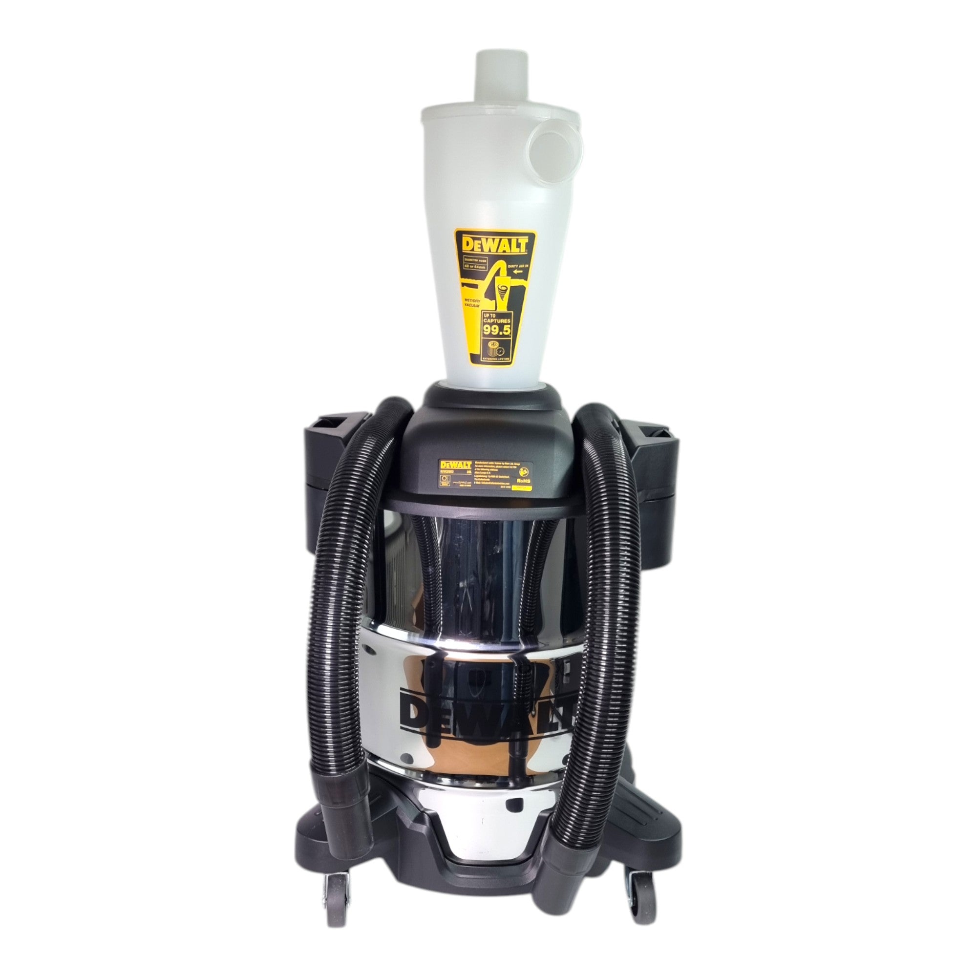 DeWalt DXVCS 003 Zyklon Vorabscheider 38 l Edelstahl 0 - toolbrothers