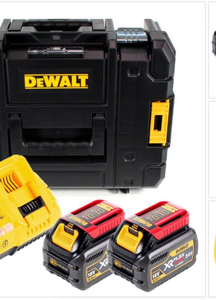 DeWalt Akku Plus Starter Set DCB118T2T mit 2x Akku 6,0 Ah + Ladegerät + T-STAK - Toolbrothers