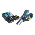 Makita DUC 101 RG201 Akku Astsaege 18 V 10 cm Brushless 2x Akku 6 0 Ah Ladegeraet 0 - toolbrothers