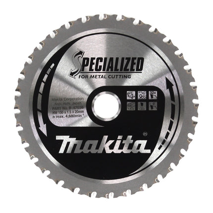 Makita DCS 553 Z Akku Metallhandkreissäge 18 V 150 mm Brushless + 2x Sägeblatt für Metall - ohne Akku, ohne Ladegerät - Toolbrothers