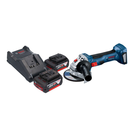 Bosch GWS 18V 7 Professional Akku Winkelschleifer 18 V 115 mm Brushless 2x Akku 5 0 Ah Ladegeraet 0 - toolbrothers