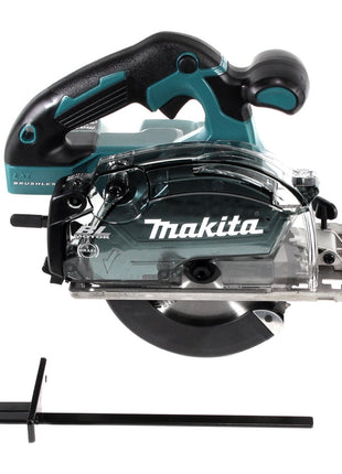 Makita DCS 553 RTJ Akku Metallhandkreissäge 18 V 150 mm Brushless + 2x Akku 5,0Ah + Ladegerät + 2x Sägeblatt für Metall + Makpac - Toolbrothers