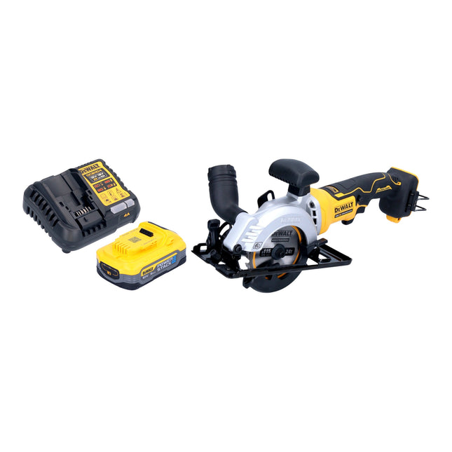DeWalt DCS 571 H1 Akku Handkreissaege 18 V 115 mm Brushless 1x Powerstack Akku 5 0 Ah Ladegeraet 0 - toolbrothers