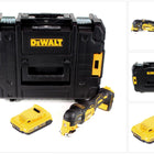 DeWalt DCS 355 NT Akku Oszillierer 18V Brushless Solo + 1x Akku 2,0Ah + TSTAK - ohne Ladegerät - Toolbrothers