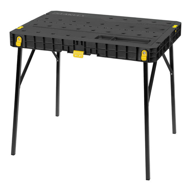 Stanley einklappbare Werkbank 850 x 740 mm STST83492 1 mobile Werkzeugbox aus Kunststoff 0 - toolbrothers