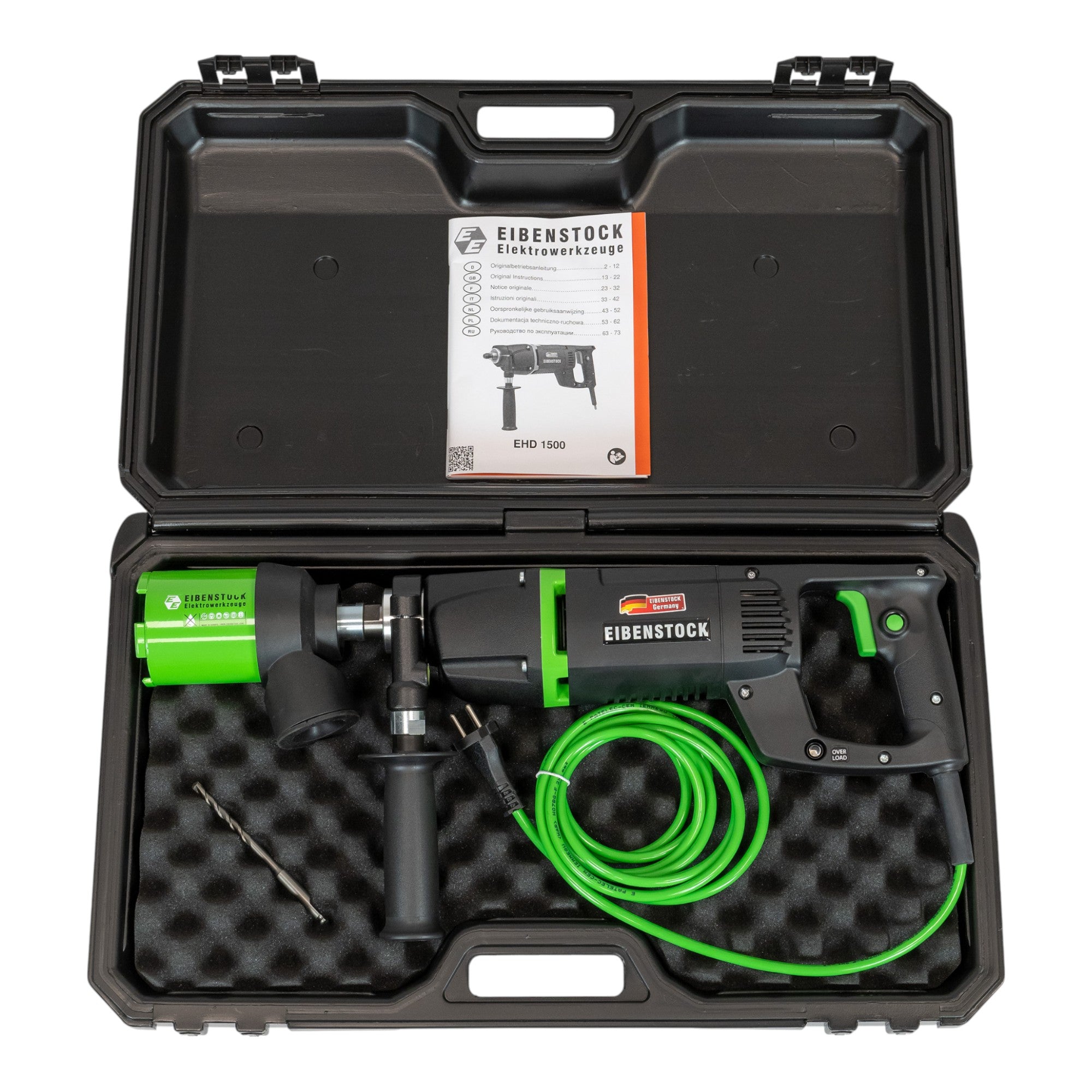 Eibenstock EHD 1500 Set Diamant Trocken Kernbohrmaschine 1500 W 03E13000 bis 82 mm Koffer 2 - toolbrothers