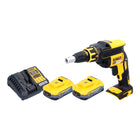 DeWalt DCF 620 H2 Akku Trockenbauschrauber 18 V 30 Nm Brushless 2x Powerstack Akku 5 0 Ah Ladegeraet 0 - toolbrothers