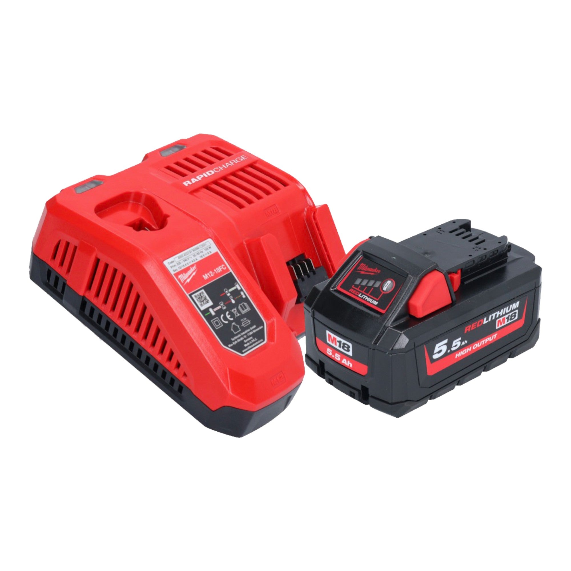 Milwaukee M18 GG 551 Akku Fettpresse 18 V 690 bar 1x Akku 5 5 Ah Ladegeraet 3 - toolbrothers