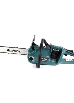 Makita DUC 355 M2 Akku Kettensäge 36 V ( 2x18 V ) Brushless 35 cm + 2x 4,0 Ah Akku - ohne Ladegerät - Toolbrothers