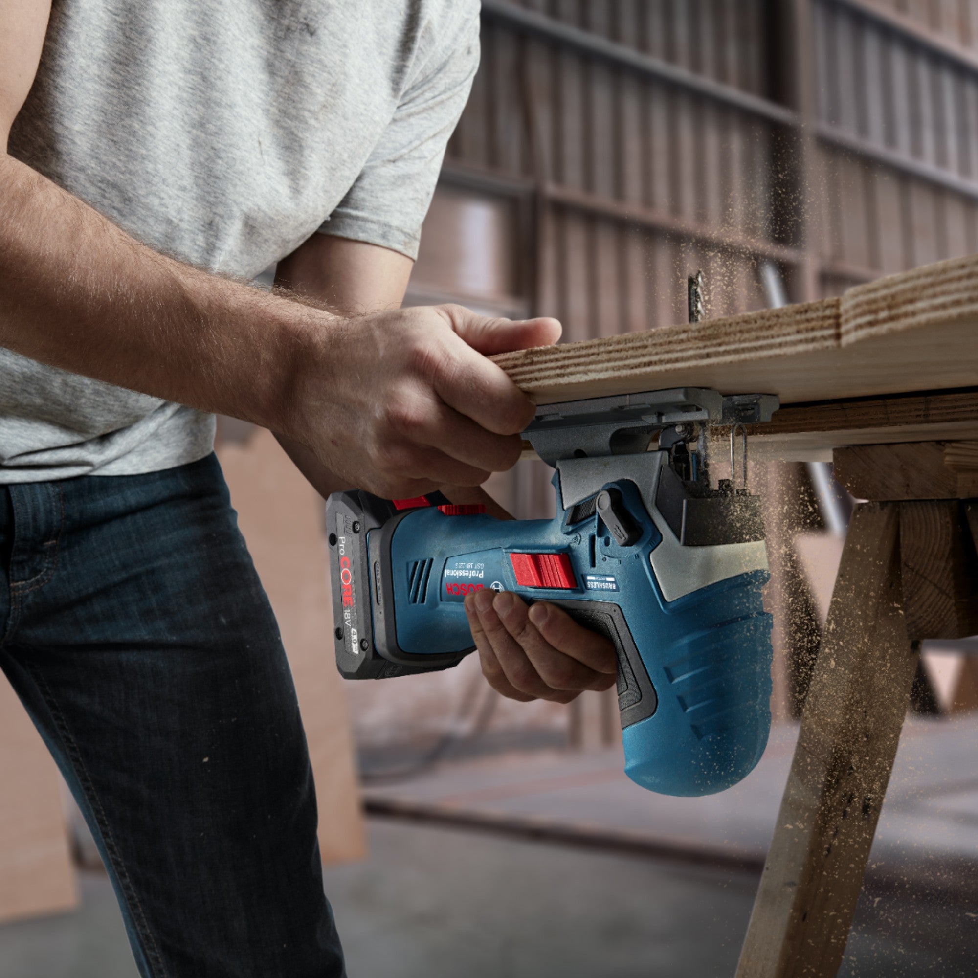 Bosch GST 18V 125 S Professional Akku Stichsaege 18 V 125 mm Brushless 1x Akku 2 0 Ah Ladegeraet 4 - toolbrothers