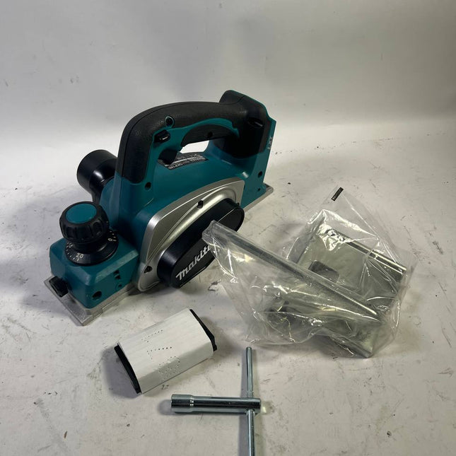 Makita DKP 180 Z Akku Hobel 18 V 82 mm Solo Leicht Gebraucht 1 - toolbrothers