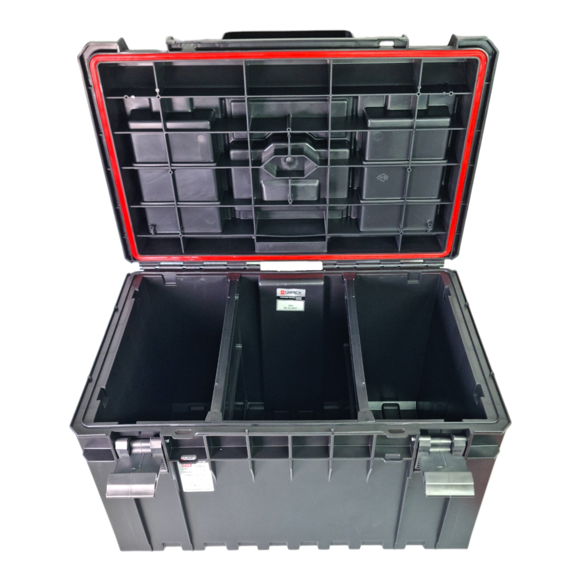 Qbrick System ONE 450 Profi Werkzeugkoffer 585 x 385 x 420 mm 52 l stapelbar IP66 alte Version 2 - toolbrothers