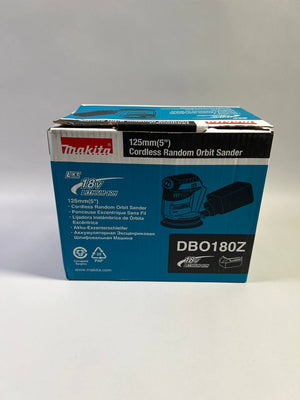 Makita DBO 180 Z Akku Exzenterschleifer 18V 125mm Solo - Gebraucht