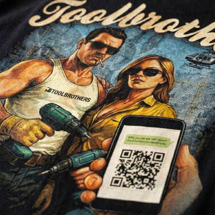 Toolbrothers Fan Shirt Simple Black Groesse XL 4 - toolbrothers