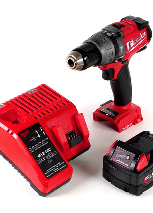 Milwaukee M18 ONEPD-401C Li-Ion Akku Schlagbohrschrauber mit innovativer One Key Bluetooth Funktion + 1x B4 4,0 Ah Akku + Ladegerät - Toolbrothers