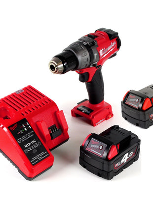 Milwaukee M18 ONEPD-402C Li-Ion Akku Schlagbohrschrauber mit innovativer One Key Bluetooth Funktion + 2x B4 4,0 Ah Akku + Ladegerät - Toolbrothers