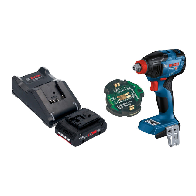 Bosch GDX 18V 210 C Professional Akku Drehschlagschrauber 18 V 210 Nm Brushless 1x ProCORE Akku 4 0 Ah Ladegeraet GCY 42 Bluetooth Modul 0 - toolbrothers