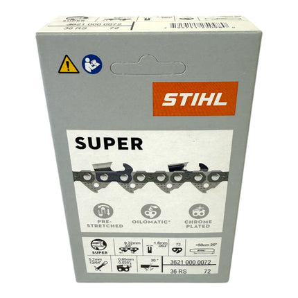 Stihl 3x 3 8 Rapid Super 3 RS3 Saegekette 50 cm 3 8 1 6 mm 72 TG 3 Stueck 3x 36260000072  1 - toolbrothers