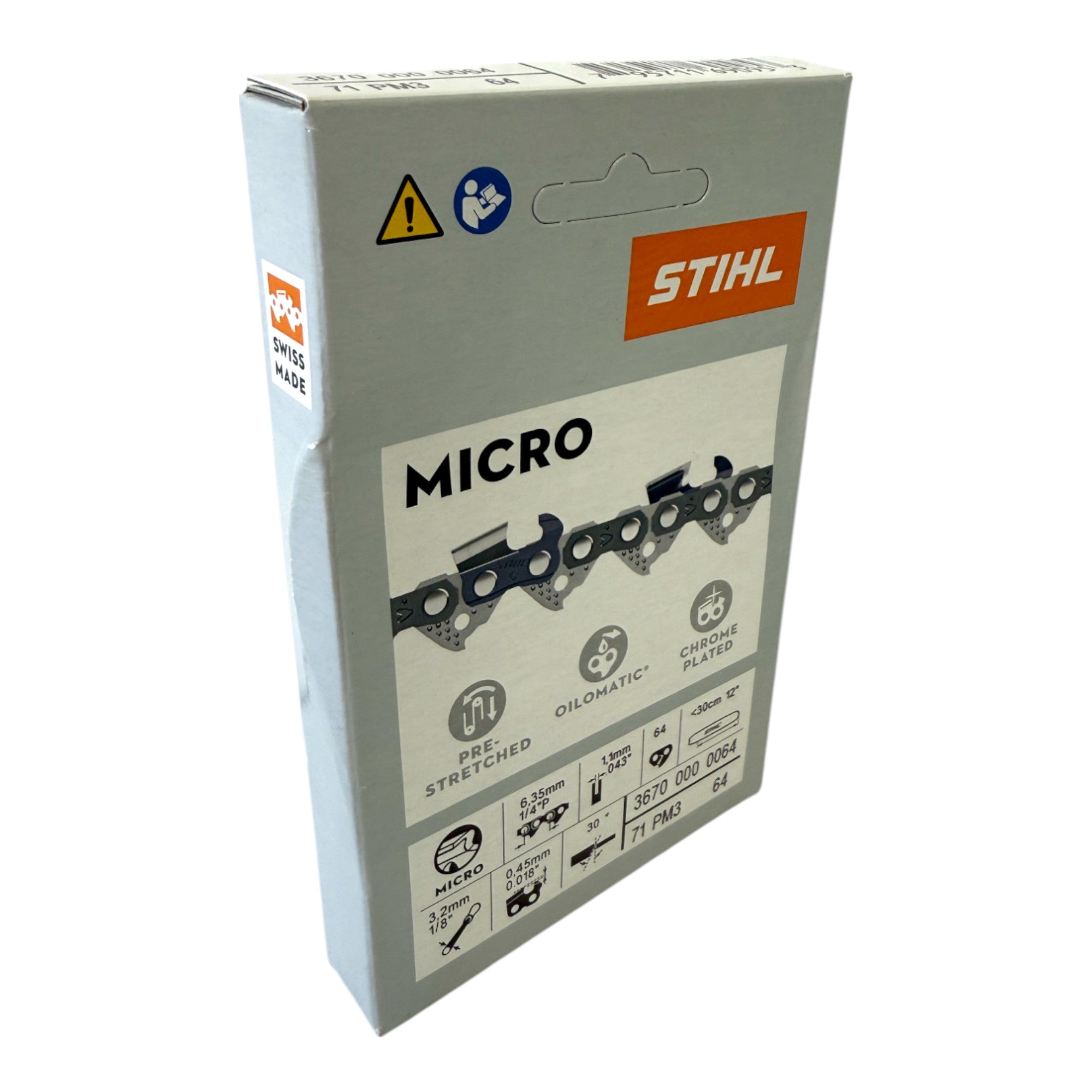 Stihl 3x 1 4 Picco Micro 3 PM3 Saegekette 30 cm 1 4 P 1 1 mm 64 TG 3 Stueck 3x 36700000064  3 - toolbrothers