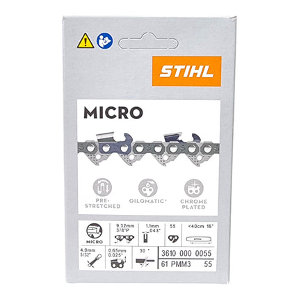 Stihl 5x 3 8 Picco Micro Mini 3 PMM3 Saegekette 40 cm 3 8 P 1 3 mm 55 TG 5 Stueck 5x 36100000055  1 - toolbrothers