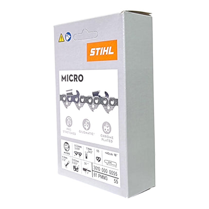 Stihl 5x 3 8 Picco Micro Mini 3 PMM3 Saegekette 40 cm 3 8 P 1 3 mm 55 TG 5 Stueck 5x 36100000055  2 - toolbrothers