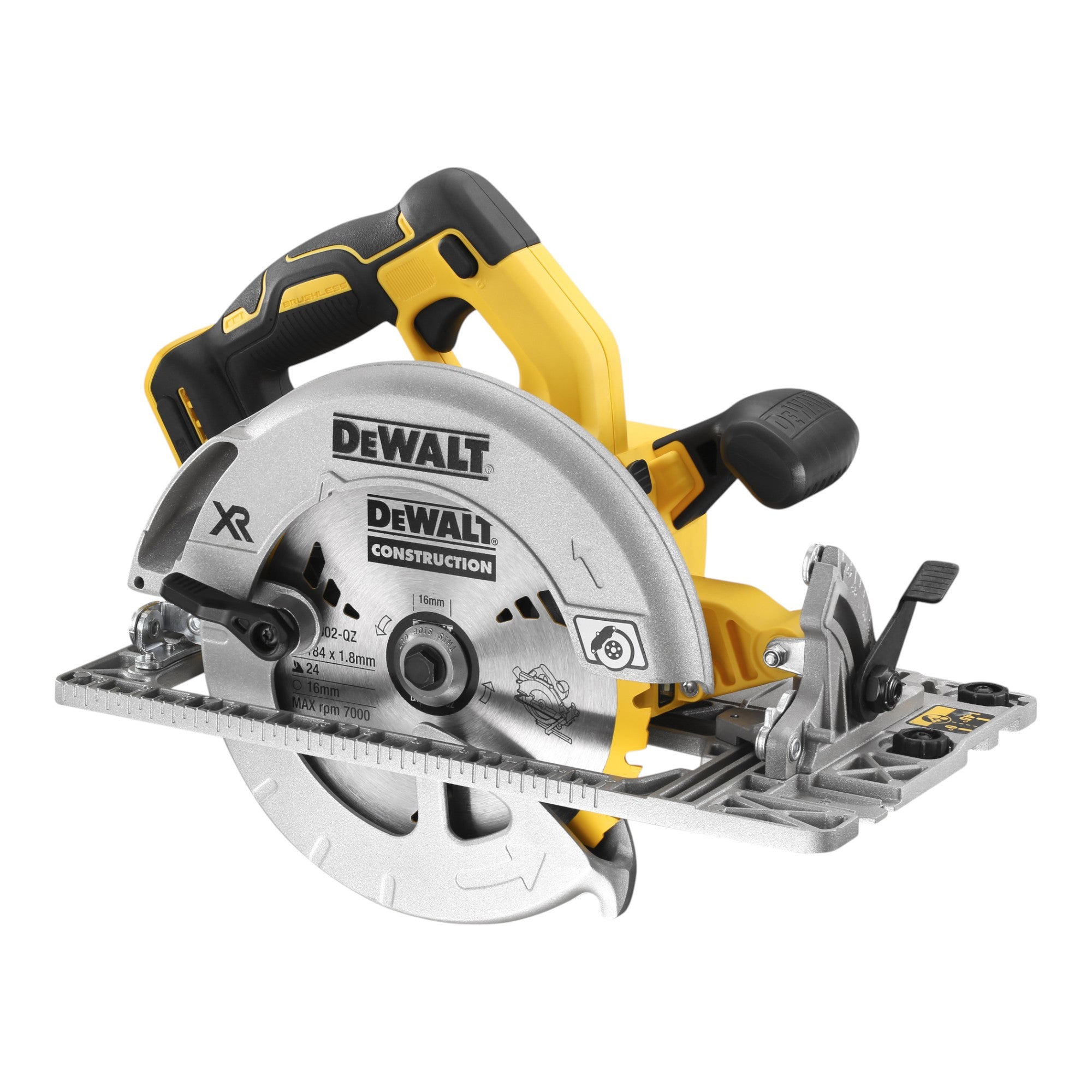 DeWalt DCS 572 N Akku Handkreissaege 18 V 184 mm Brushless 1x Akku 4 0 Ah ohne Ladegeraet 1 - toolbrothers