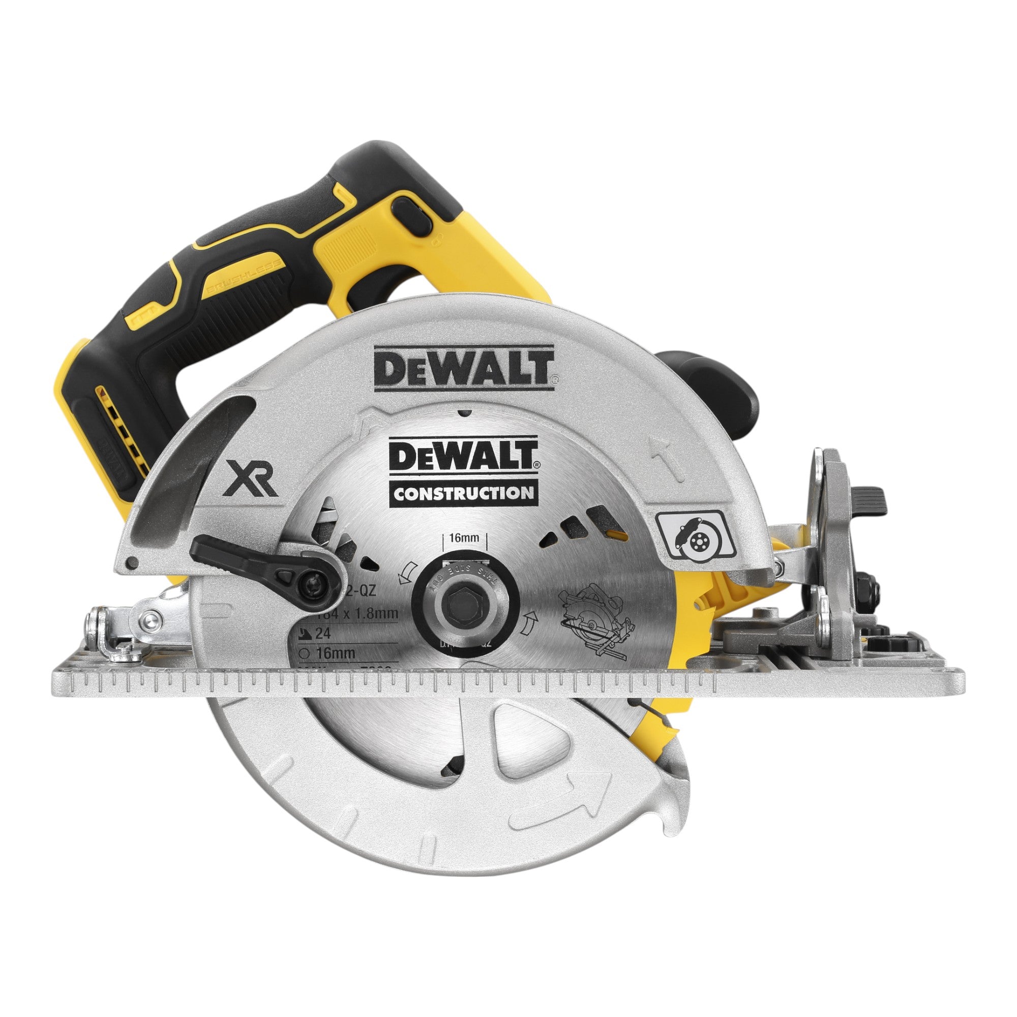 DeWalt DCS 572 N Akku Handkreissaege 18 V 184 mm Brushless 1x Akku 5 0 Ah ohne Ladegeraet 3 - toolbrothers