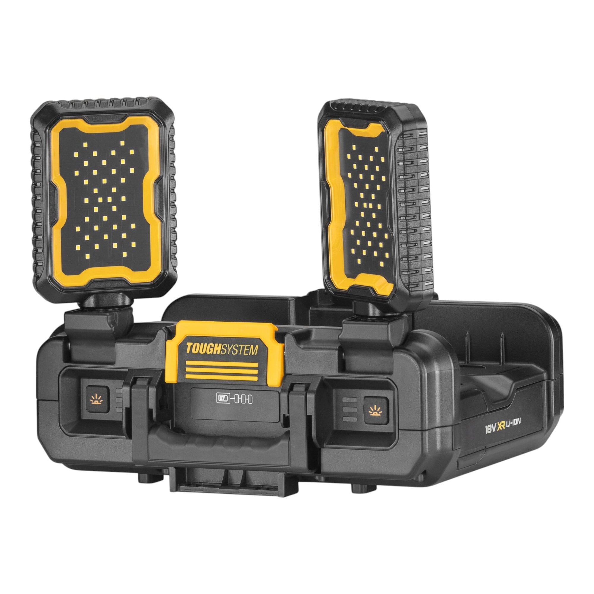 DeWalt DWST08061 1 Werkzeugbox mit integrierten Leuchten 395 x 352 x 255 mm ToughSystem 2 0 2x Akku 2 0 Ah Ladegeraet 2 - toolbrothers