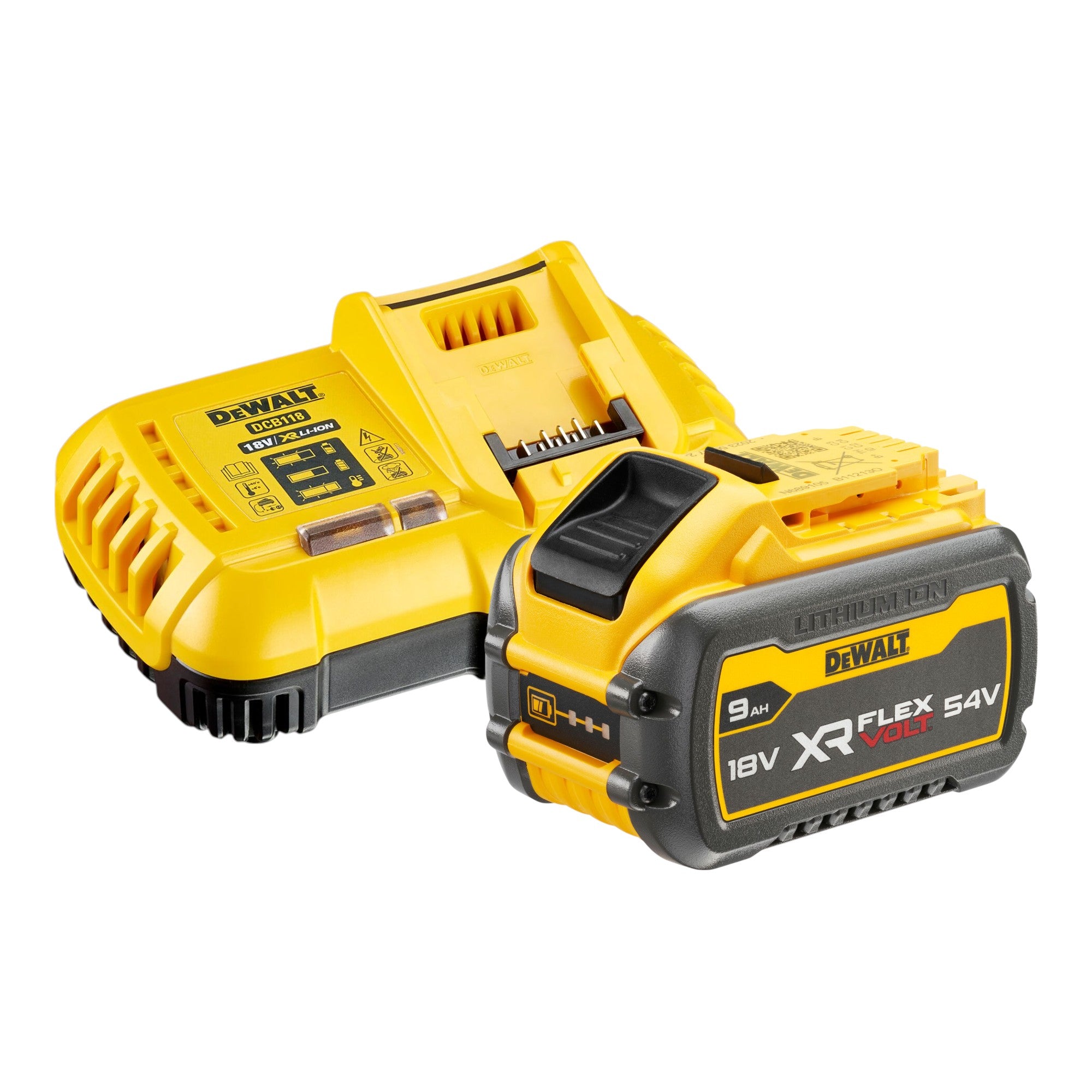 DeWalt DCMCS 575 X1 Akku Kettensaege 54 V FlexVolt 50 cm Brushless 1x Akku 9 0 Ah Ladegeraet 2 - toolbrothers