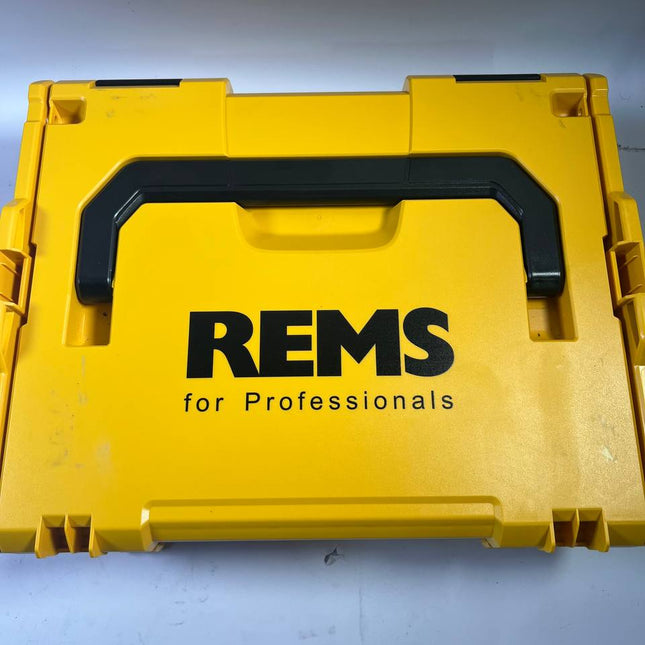 REMS Mini Press ACC 22 V Akku Radialpresse mit Zwangsablauf in L Boxx 1 x 2 5 Ah Akku Ladegeraet 578014 R220 Leicht Gebraucht 1 - toolbrothers
