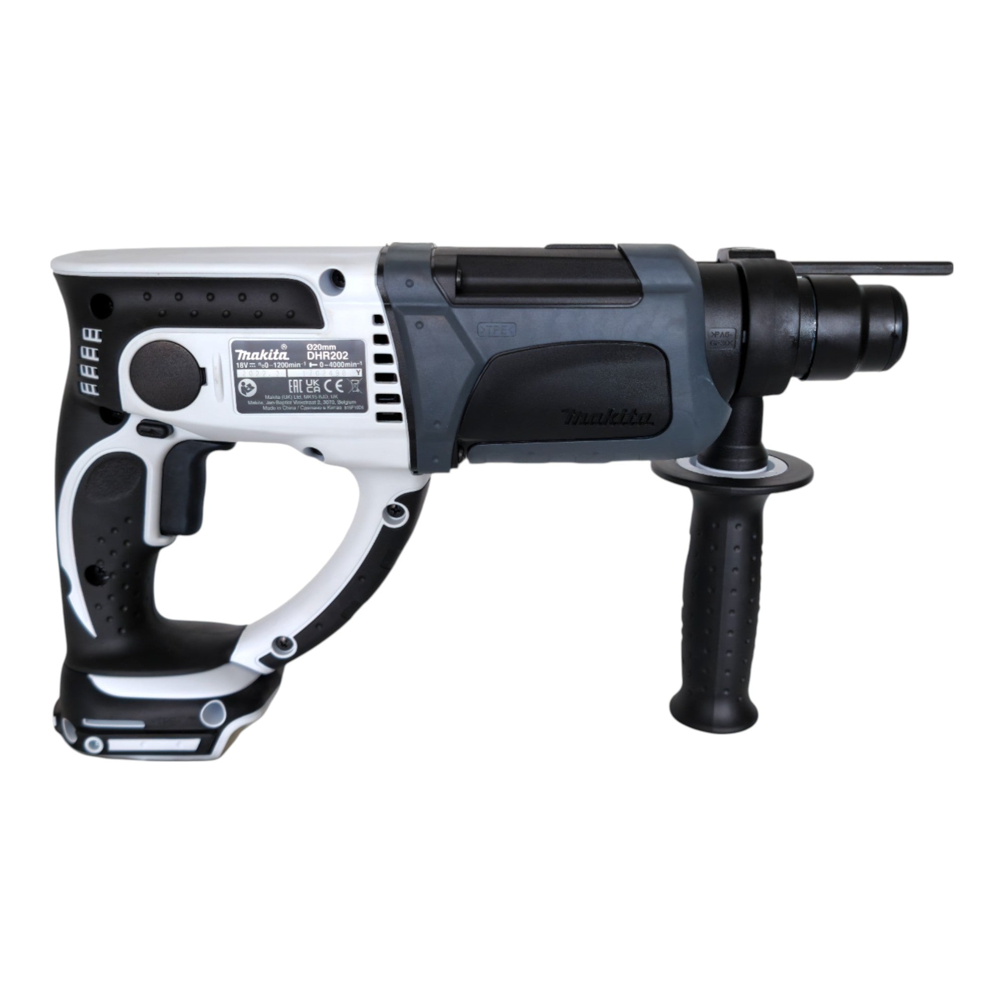 Makita DHR 202 ZJW Akku Bohrhammer 18 V 20 mm 2 0 J weiss Makpac ohne Akku ohne Ladegeraet 4 - toolbrothers