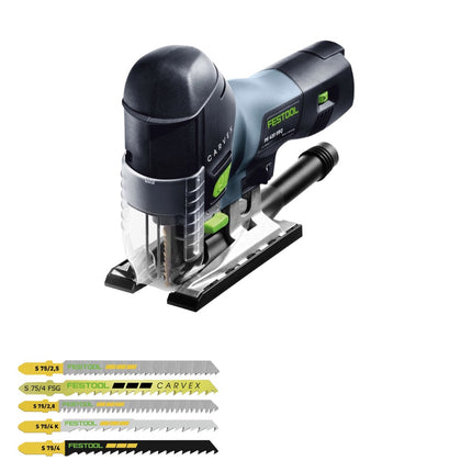 Festool PS 420 EBQ-Plus Pendelstichsäge 550W 120mm im Systainer ( 561587 ) + 25x Stichsägeblatt - Toolbrothers