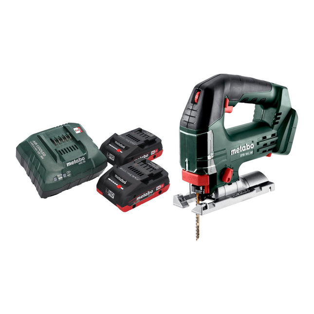 Metabo STB 18 L 90 Akku Stichsaege 18 V 90 mm 2x LiHD Akku 4 0 Ah Ladegeraet 0 - toolbrothers