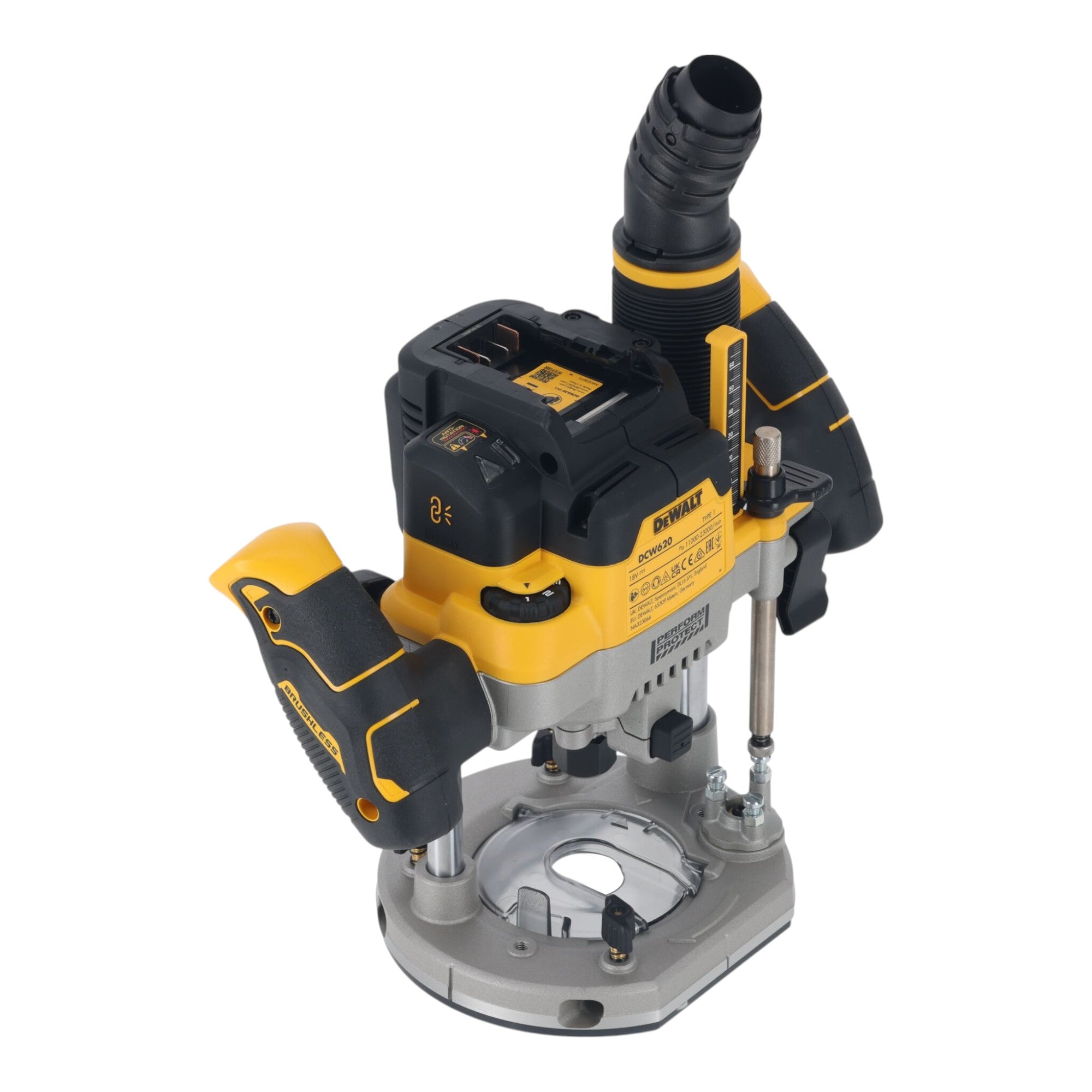 DeWalt DCW 620 NT Akku Oberfraese 18 V 12 mm Brushless 1x Akku 5 0 Ah TSTAK ohne Ladegeraet 1 - toolbrothers