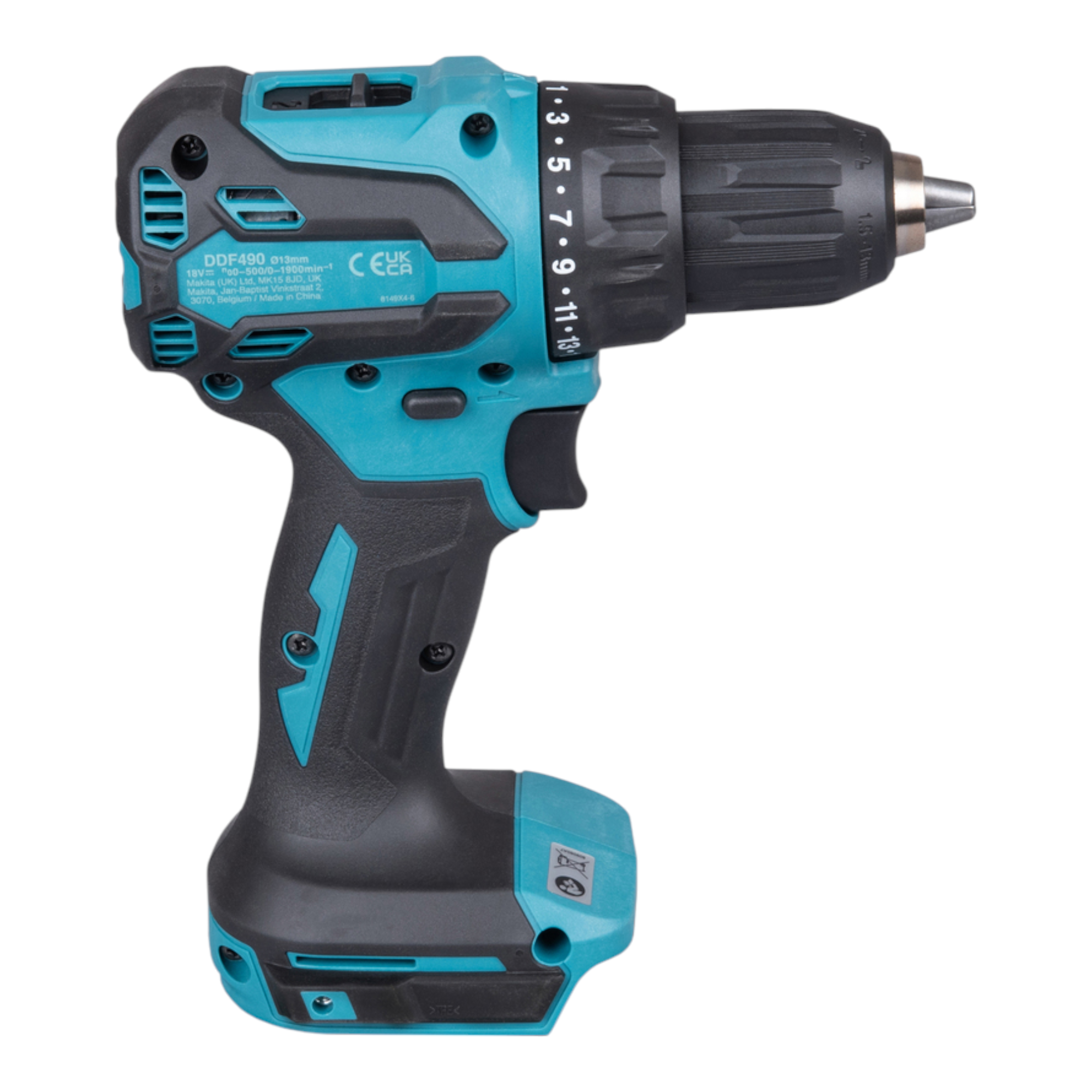 Makita DDF 490 T1 Akku Bohrschrauber 18 V 65 Nm 1 2 Brushless 1x Akku 5 0 Ah ohne Ladegeraet 4 - toolbrothers