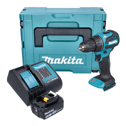 Makita DDF 490 SM1J Akku Bohrschrauber 18 V 65 Nm 1 2 Brushless 1x Akku 4 0 Ah Ladegeraet Makpac 0 - toolbrothers