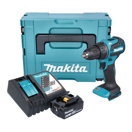 Makita DDF 490 RT1J Akku Bohrschrauber 18 V 65 Nm 1 2 Brushless 1x Akku 5 0 Ah Ladegeraet Makpac 0 - toolbrothers
