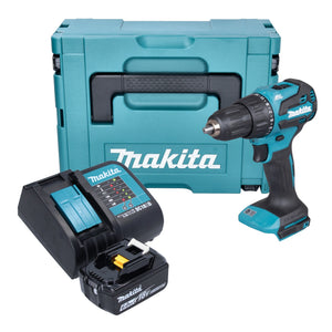 Makita DHP 490 SG1J Akku Schlagbohrschrauber 18 V 65 Nm Brushless + 1x Akku 6,0 Ah + Ladegerät + Makpac