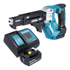 Makita DFR 552 ST1 Akku Magazinschrauber 18 V 25 55 mm Brushless 1x Akku 5 0 Ah Ladegeraet 0 - toolbrothers