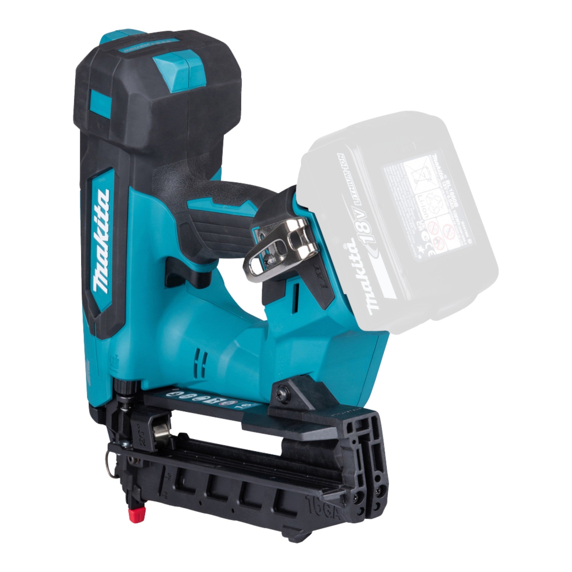 Makita DBN 610 RT1J Akku Stauchkopfnagler 18 V 32 64 mm Brushless 1x Akku 5 0 Ah Ladegeraet Makpac 4 - toolbrothers