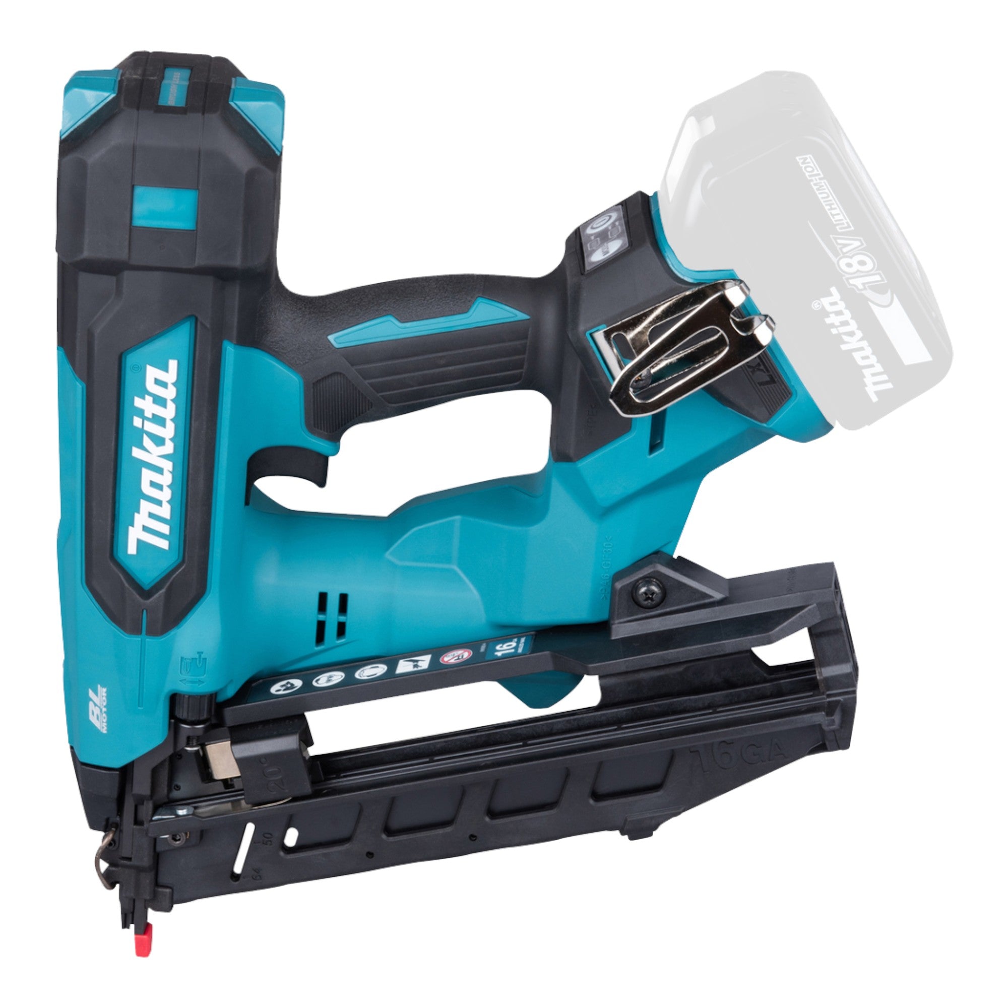Makita DBN 610 G1J Akku Stauchkopfnagler 18 V 32 64 mm Brushless 1x Akku 6 0 Ah Makpac ohne Ladegeraet 1 - toolbrothers