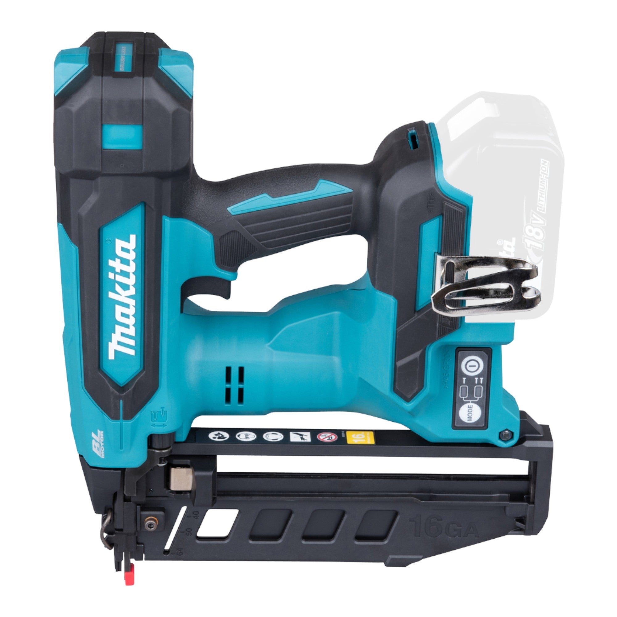 Makita DBN 601 RM1J Akku Nagler 18 V 19 64 mm Brushless 1x Akku 4 0 Ah Ladegeraet Makpac 1 - toolbrothers