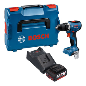 Bosch GSR 18V-65 Professional Akku Bohrschrauber 18 V 63 Nm Brushless + 1x Akku 5,0 Ah + Ladegerät + L-Boxx