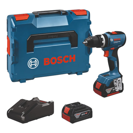 Bosch GSR 18V 65 Professional Akku Bohrschrauber 18 V 63 Nm 06019N3203 Brushless 2x Akku 5 0 Ah Ladegeraet L Boxx 0 - toolbrothers