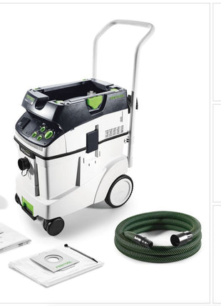 Festool CTM 48 E AC CLEANTEC Absaugmobil 48l Staubkl. M ( 574991 ) + Bluetooth-Set - Toolbrothers